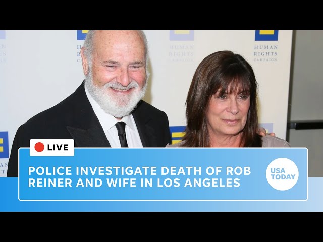 LIVE: Views outside Rob Reiner's Los Angeles home
