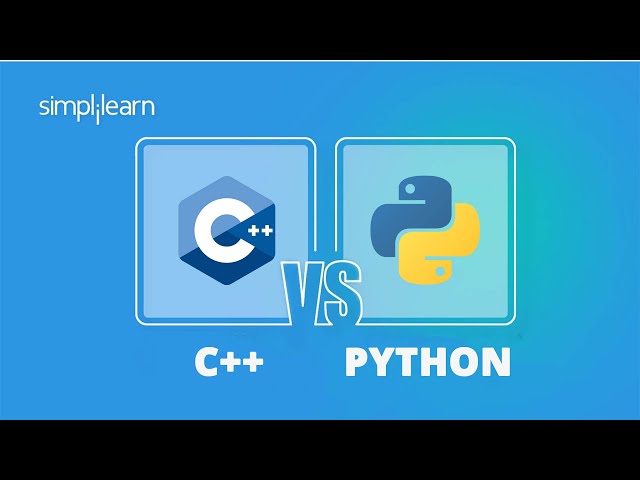 C++ vs Python | C++ And Python Difference | Python vs C++ Comparison | C++ And Python | Simplilearn