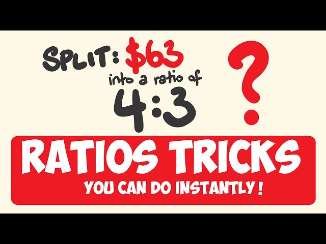 How to Learn Ratios Easily