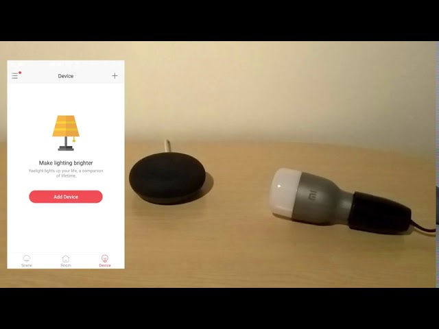 How to set up Mi led smart bulb with Yeelight app