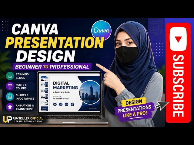 Canva Presentation Design — Beginner to Professional | Complete Canva Tutorial 2026🔥 