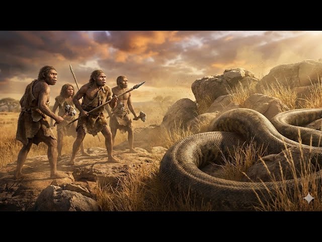 3.14 Million Years Ago: Early Humans vs Giant Python | Prehistoric Survival