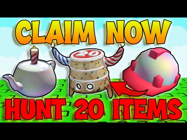 The Hunt 20 Roblox: CLAIM THESE Items NOW! The Hunt 20 Free Items on Roblox! (Roblox The Hunt 20)