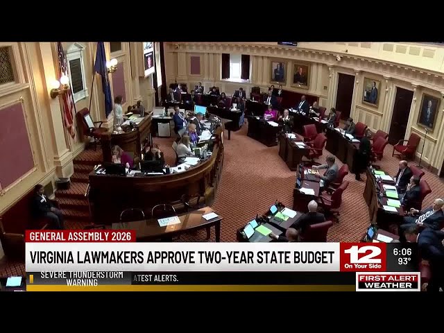 Virginia budget heads to governor’s desk after General Assembly vote
