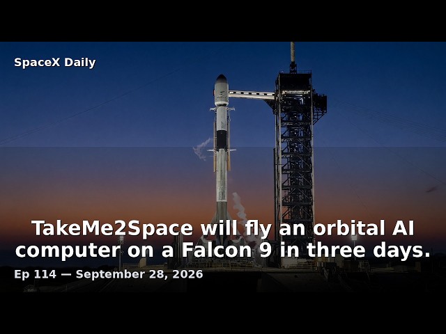 Falcon 9 to Launch India's First Orbital AI Computer