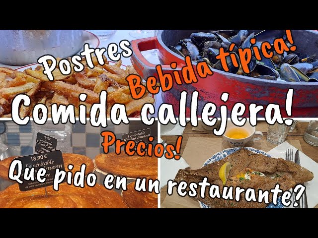 QUE COMER EN BRETAÑA Y NORMANDIA. COMIDA TIPICA BRETONA Y NORMANDA. PRECIOS