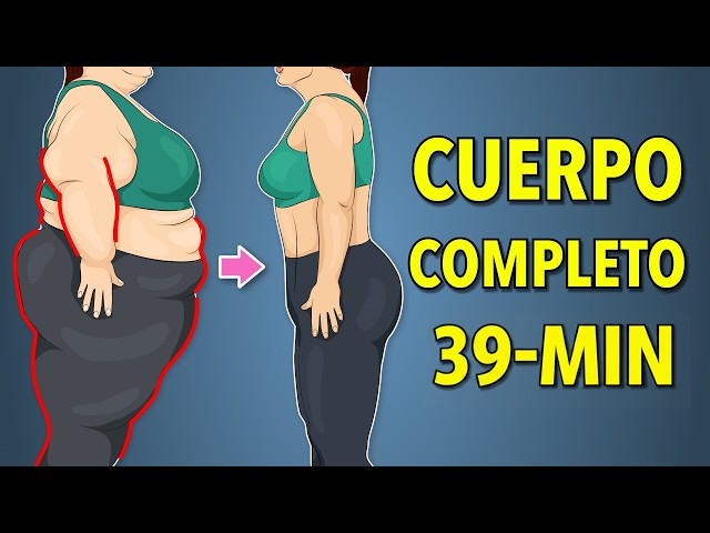 Weight Loss Routine - 37 Minutes of Full Body Exercises and Stretches