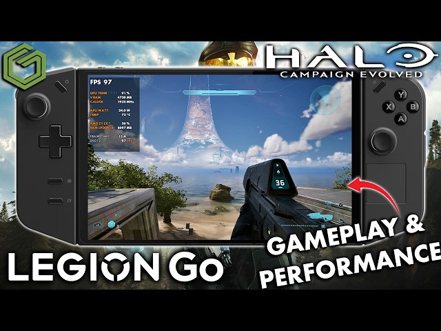 Lenovo Legion Go Z1 Extreme - Halo: Campaign Evolved - Gameplay & Settings