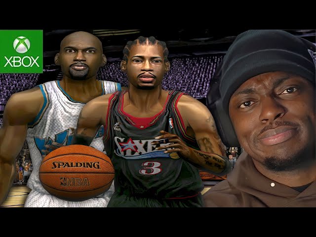 The Forgotten Exclusive Microsoft XBOX NBA BasketBall Game...