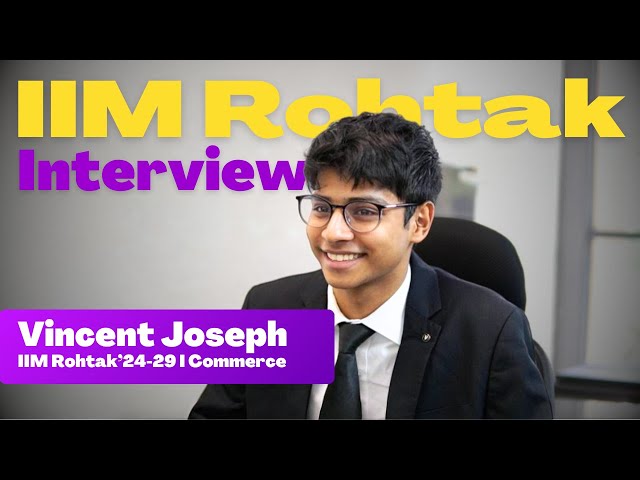 IIM Rohtak ACTUAL IPM Interview | Commerce Stream | How to Crack an IIM Interview?