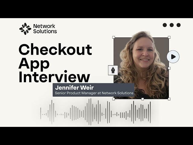 Start selling online in minutes with the Checkout App from Network Solutions