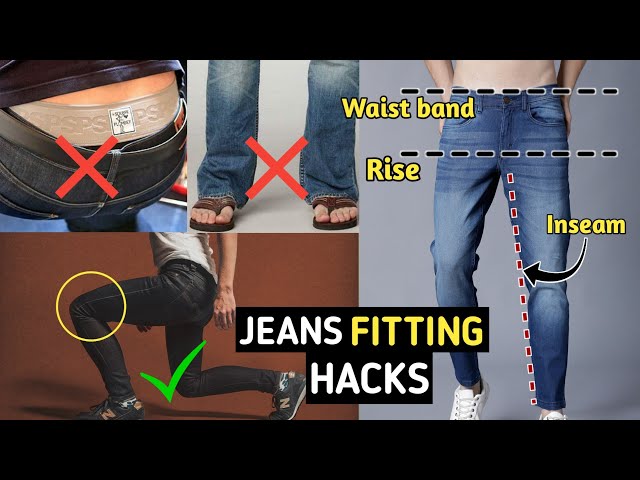 5 JEANS "FITTING" Hacks Every STYLISH Guy Should Know(BEST🔥) | Jeans Fitting Karne ka tarika