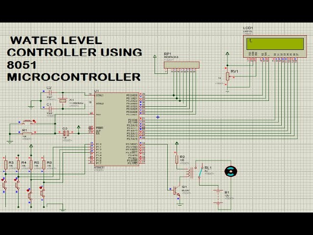 WATER LEVEL CONTROLLER USING 8051 MICROCONTROLLER || Complete Explained in Hindi & Urdu