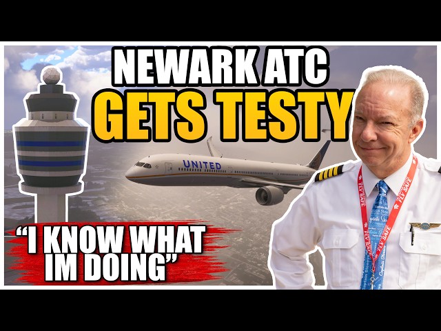 "I Know What I'm Doing!" | Newark ATC Gets Testy with United Pilot
