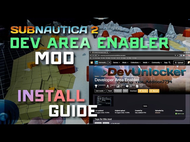 UNLOCK the HIDDEN DEV AREA for YOURSELF in Subnautica 2 🐍 Developer Area Enabler Mod Install Guide