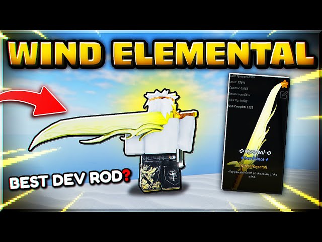 Losing My MIND Obtaining WIND ELEMENTAL Rod in Fisch..