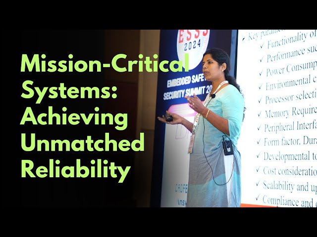 How Reliable Are Your Mission-Critical Systems? | #ESSS24 Session from Skyroot Aerospace
