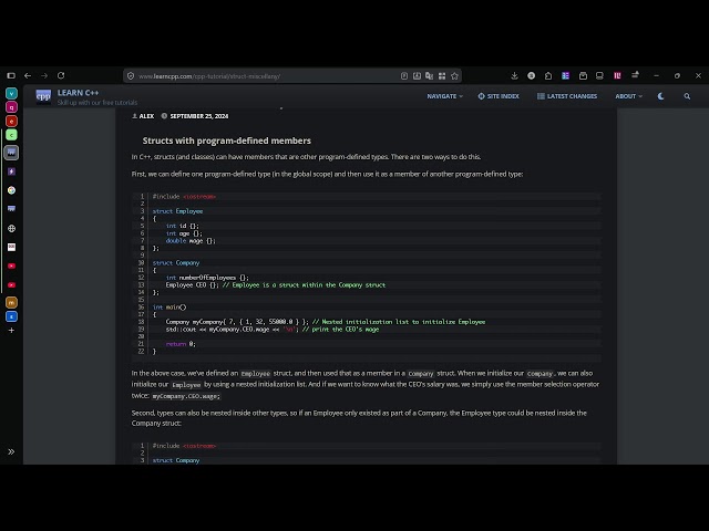 learncpp, and a bit of coding later...?