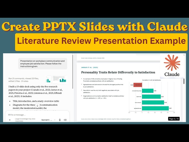 How to Use Claude to Create a PowerPoint Presentation