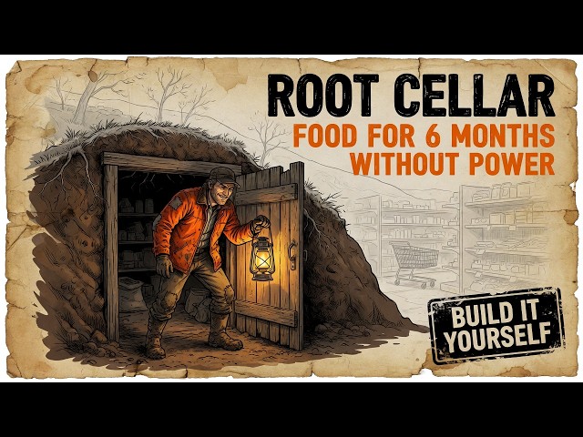 Root Cellar Build: Six Months of Fresh Food With No Electricity