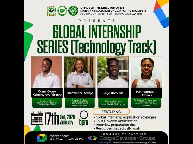 Internship Series (Technology Track)