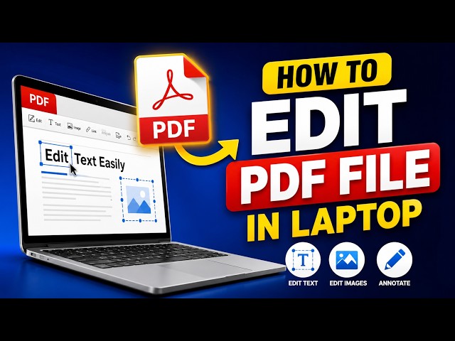 How to Edit Pdf File in Laptop?