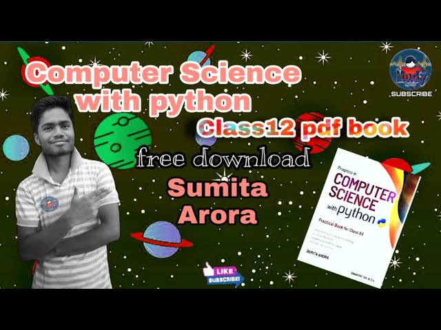 Computer Science with python| Book pdf| sumita arora| class12| #Mudy| CS| Python|