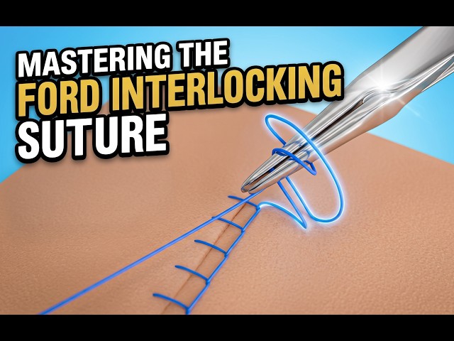 Ford Interlocking Suture Pattern | 3D Medical Animation
