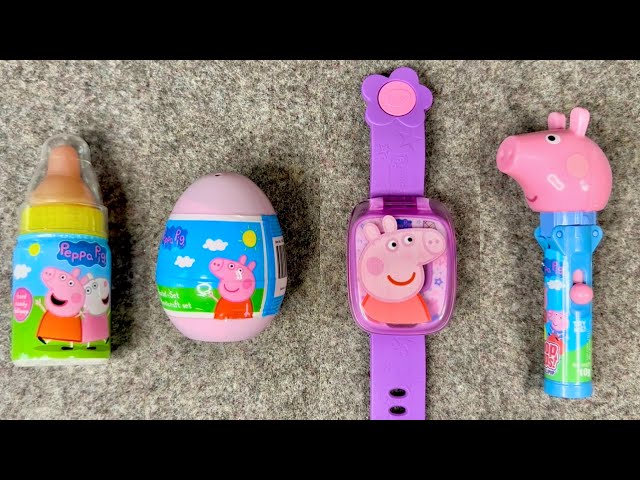 💗 PEPPA PIG satisfying Candy ASMR | Funny Sweets and Toys Opening