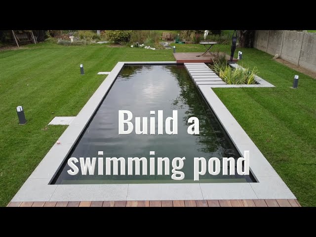 Build a swimming pond - Aanleg van een zwemvijver (documentary - documentaire)