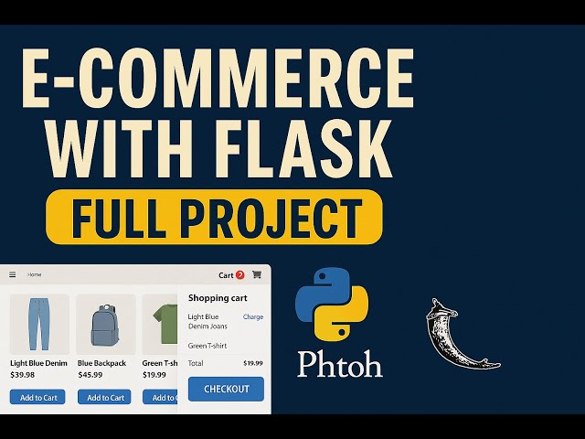 Build a Full E-Commerce Website using Python Flask | Complete Project Tutorial