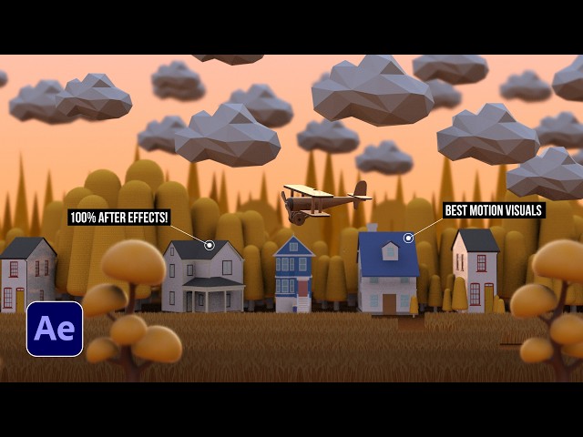 Make Cartoon-Styled 3D Animations in After Effects