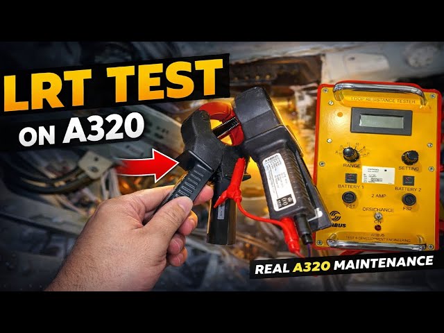 How to do LOOP RESISTANCE TEST ON AIRBUS A320| LRT TESTER ALT20200001,#airbus  #lrt
