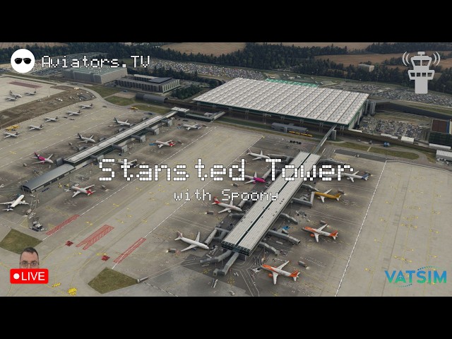 VATSIM London Stansted Tower with Spoony | 28/05/26 #vertical