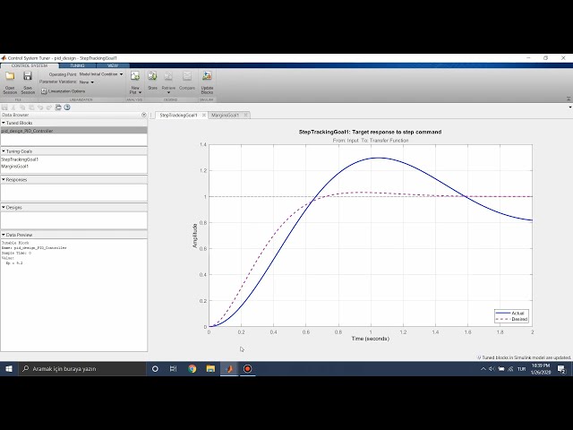 Designing PID Controller in Simulink / MATLAB