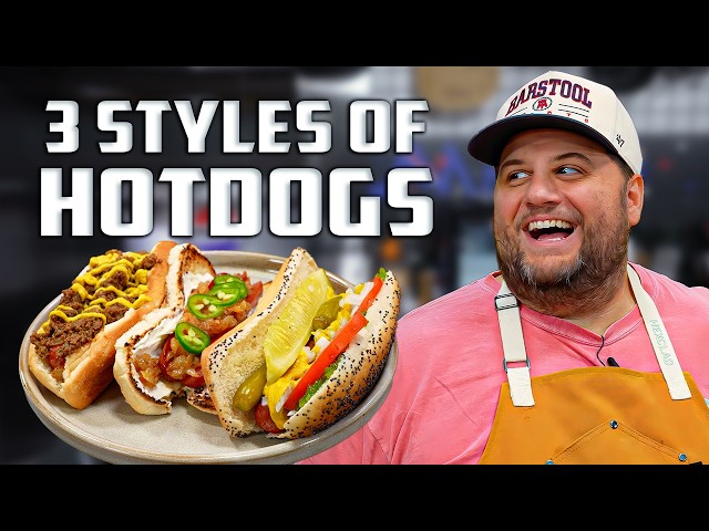Taste Testing The Chicago Dog, Seattle Dog, & Rhode Island Dog | What's For Lunch