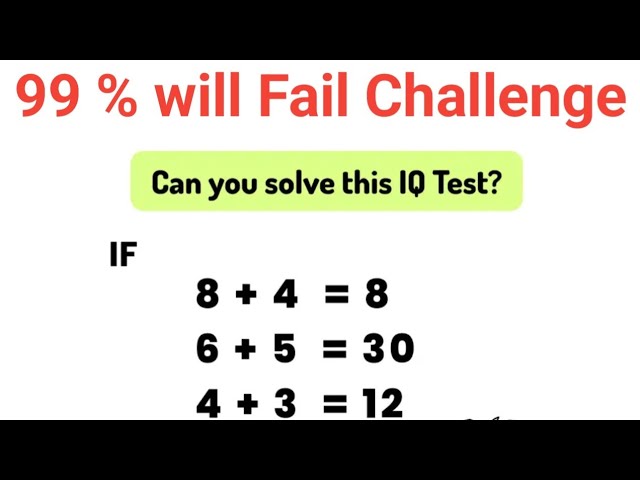 Only 1% can solve this maths puzzle #livemath #intellegentmath #math #shorts #livemath