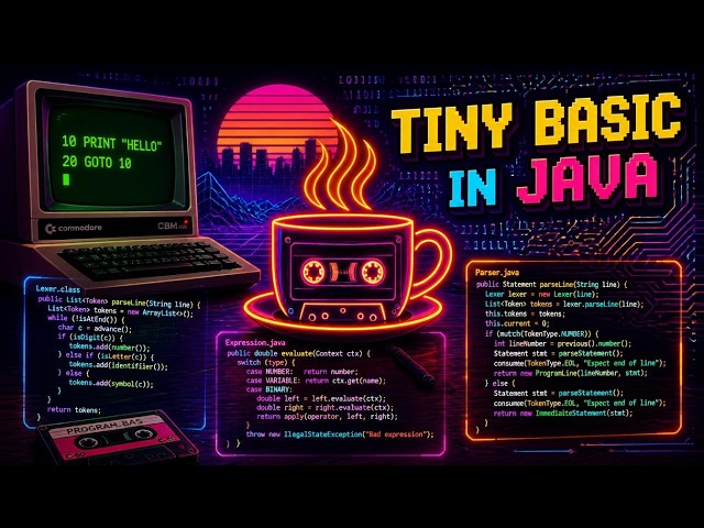 Java Meets 1975 – A Hand‑Coded BASIC Engine That Actually Runs
