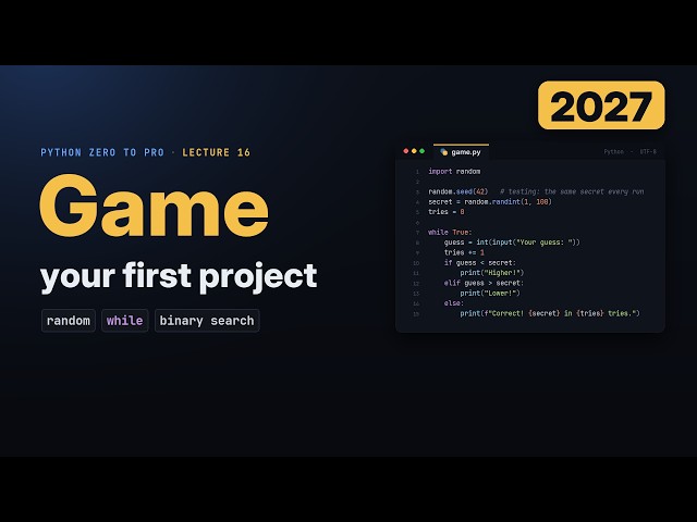 Python Project: Build a Number Guessing Game in 2027 (Plus an AI Code Review)