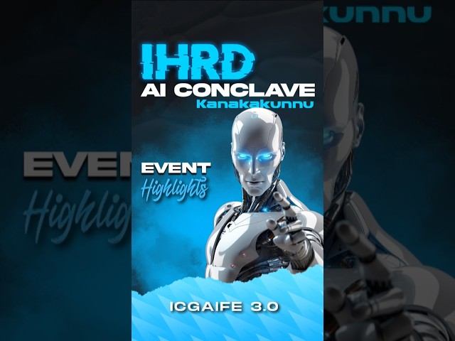 IHRD AI Conclave Kanakunnu  | AI Game Zone Highlights | Robotics & AI Experience | AJU ED Solutions