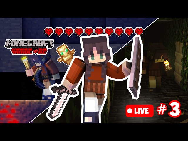 ₊✩‧₊˚ 693+ Day Hardcore  ˚₊✩‧₊ | Completing my Villager Statue ♥ 1000 Day Challenge [COZY STREAM]