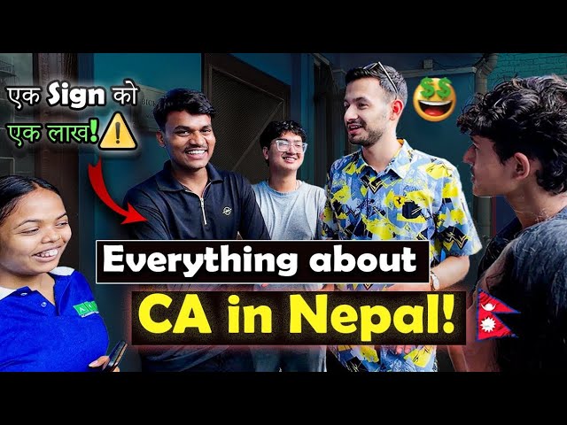 How to study CA in Nepal after NEB Class 12th?🇳🇵 | CA Course and Salary in Nepali 2025!🔥