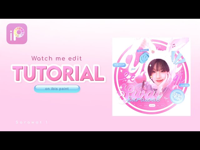 Tutorial icon kpop on ibispaint X 💗 | Watch me edit