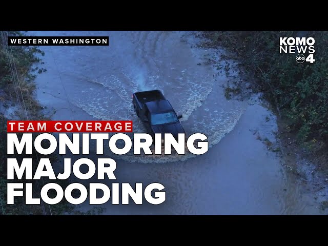 Monitoring record flooding across western Washington