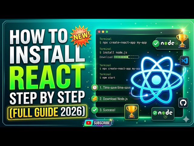 How To Install React Js & Setup Your First Project