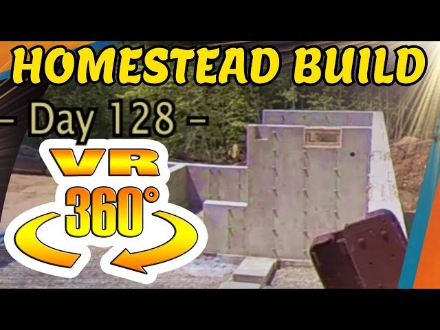 Homestead Building - Removing Concrete Form Pins, Foundation is Done!
