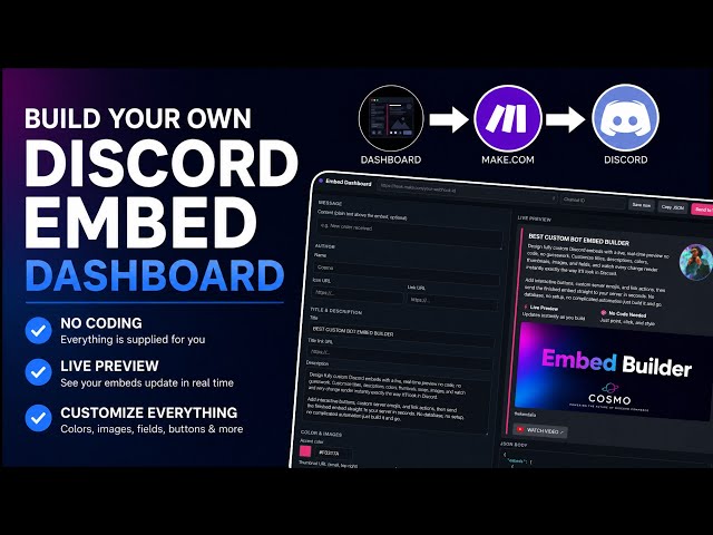 How to Make Custom Discord Embeds Without Coding! | Beginner-Friendly Embed Tutorial
