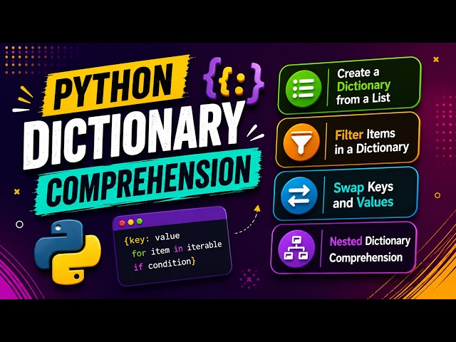 Python Dictionary Comprehension | Complete Tutorial for Beginners