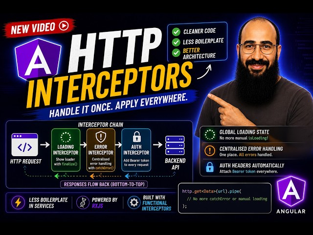 Angular Portfolio with Expense Tracker| Angular HTTP Interceptors Write It Once, Apply It Everywhere