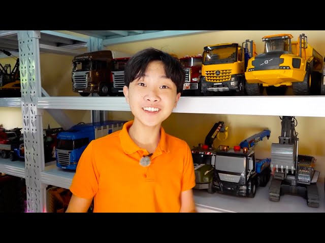 [30min] Yejun's Truck Car Toy for Kids & Learn Name Vehicles